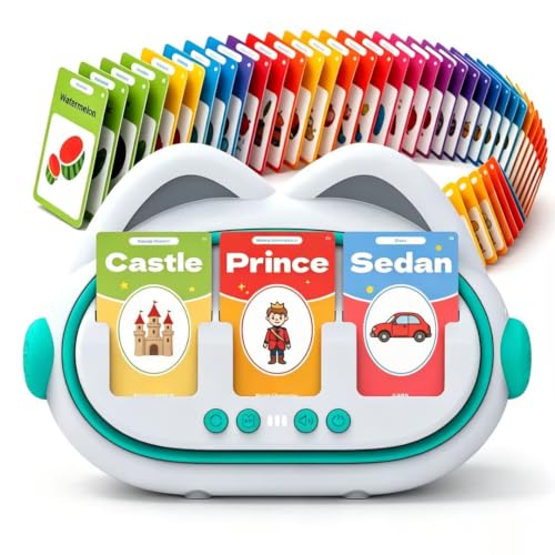 Screen-Free Storytelling Toy for Kids, Generate Stories Instantly with Any 3 Cards, Talking Flash Cards for Toddlers, 150 Cards 300 Words, Audio Player for Kids, Montessori Educational Learning Toy