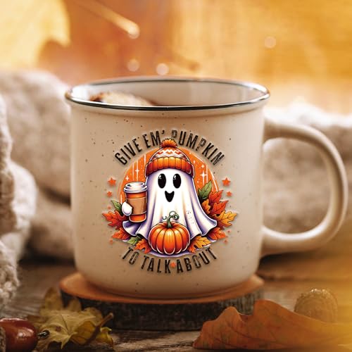 Fall UV DTF Stickers - 20 Sheets Autumn Ghost UV DTF Cup Wraps for 16 OZ Glass Mugs, Cute Pumpkin Skeleton Bow UVDTF Stickers, Cow Raccoon Rub on Transfer Decals for Water Bottles Tumblers - style: Fall