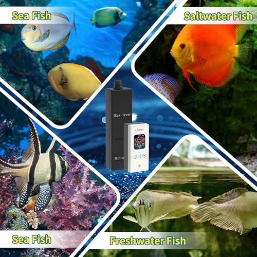 Kactoily Smart Aquarium Monitor All in One pH/ORP/Salt/S.G/TDS/EC/Temp 24h Online Freshwater and Saltwater Fish Tank Tester (WiFi Version)