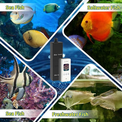 Kactoily Smart Aquarium Monitor All in One pH/ORP/Salt/S.G/TDS/EC/Temp 24h Online Freshwater and Saltwater Fish Tank Tester (WiFi Version)