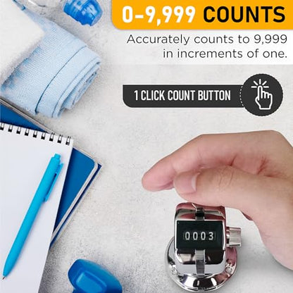 TC-08 Desk Tally Counter with Base, Digital Desktop Counter Clicker Mechanical Number Click Counter (1)