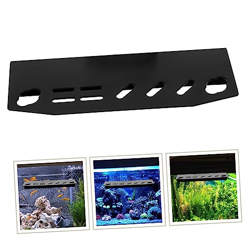 Abaodam Aquarium Tool Holder Organizer for Water Plant Maintenance Wall-Mounted Rack Multiple Slots for Fish Tank Cleaning Tools and Accessories