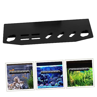 Abaodam Aquarium Tool Holder Organizer for Water Plant Maintenance Wall-Mounted Rack Multiple Slots for Fish Tank Cleaning Tools and Accessories