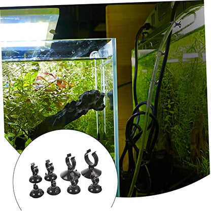 Ciieeo 40Pcs Aquarium Suction Cup Clips Clamps for Fish Tank Tubing Holder Easy Install Clean Surfaces for Airline and Hose Management