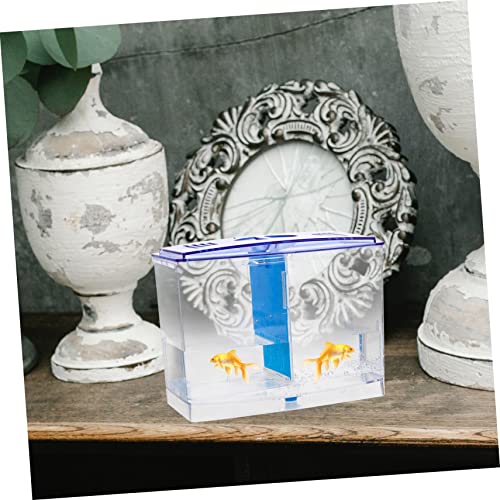 Aquarium Isolation Box for Betta Fish Acrylic Breeding Tank for Tropical Fish Smooth for Separation and Spawning