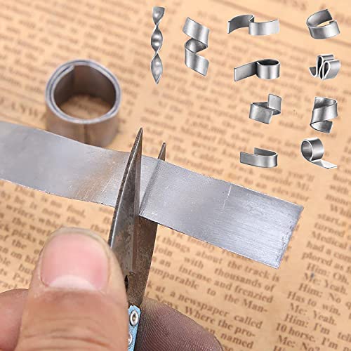 Aquarium Plant Over Weight Anchor, 17 PCS Lead Sheets and 40 inches Lead Strip, Can Cut Metal Strips Aquatic Weight Anchor for Aquarium Fish Tank Plants Reinforced Weight Prevents Floating, 11.7oz