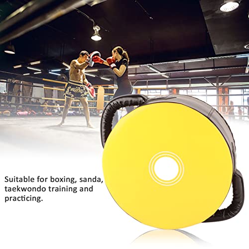 Gavigain Boxing Pads, Boxing Pads Curved Focus Mitts Taekwondo Focus Strength Training Shield Kick Boxing Pad for MMA, Kickboxing, Martial Arts, Muay Thai, Karate Training - color: Yellow