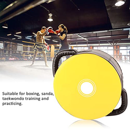 Gavigain Boxing Pads, Boxing Pads Curved Focus Mitts Taekwondo Focus Strength Training Shield Kick Boxing Pad for MMA, Kickboxing, Martial Arts, Muay Thai, Karate Training - color: Yellow