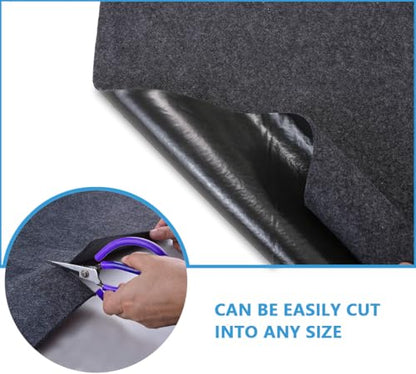 Aquarium Leveling Mat，Under Fish Tank Mat——Soft Absorbent Material，Anti-Slip and Waterproof Backing，Cushion the Friction Between the Fish Tank and the Table，Washable (24 x 24 Inch) - size: 24 x 24 Inch