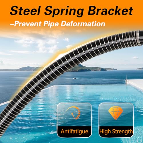 Pool Chlorinator Parts, 1/2" NPT 90-Degree Tube Connector, 5/8" OD Tube, Tube Support Compatible with Pentair Rainbow Auto Feeder/Chlorinator Model 320 322 Replace#: R172272 R172091 R172253