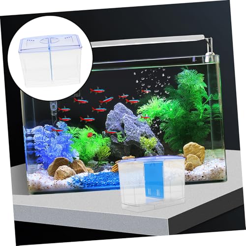HEMOTON Fish Breeding Box for Aquarium Floating Isolation Box Divider for Guppy Fry Aquarium Nursery Hatchery Accessory for Tropical Fish