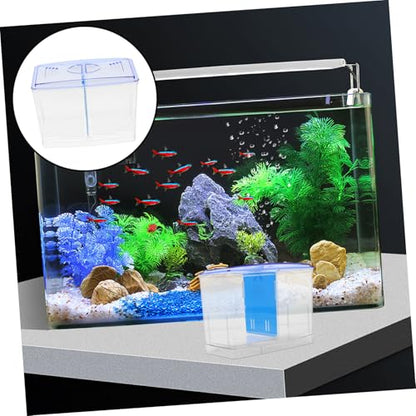 HEMOTON Fish Breeding Box for Aquarium Floating Isolation Box Divider for Guppy Fry Aquarium Nursery Hatchery Accessory for Tropical Fish