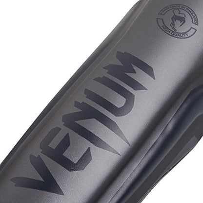 Venum Elite Standup Shin Guards - color: Grey/Grey, size: Medium