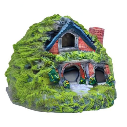 M2cbridge Antique Roman Column Ruins European Castle Aquarium Decorations Fish Tank Hideout Rocks (Fairy Garden) - color: Fairy Garden