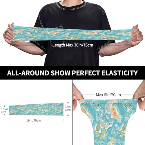 Arm Sleeves Outdoor Garden Sports Cooling Sun Sleeve for Women Men Farm - color: Abstract Butterfly