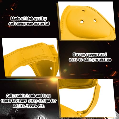 Jerify 4 Pcs Wrestling Headgear for Kids Youth Headgear Wrestling Head Gear for Kids Youth Soft Grappling Headgear Ear Guard Protective