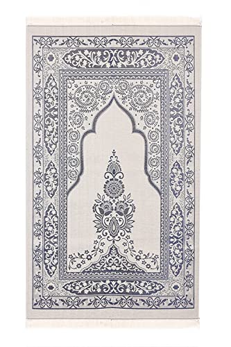Muslim Prayer Rug, Yaseen Surah Pocket-Size Book & Prayer Beads Set, Perfect Islamic Gift I Mawlid Gift I Suitable for Men, Women and Kids I Islamic Ramadan Eid Gifts, (Navy Blue,15 Sets) - color: Navy Blue, size: 15 Sets