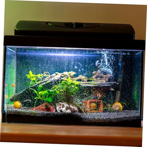 Fish Tank Pad Aquascaping Fish Tank Base Mat Fish Tank Bottom Mat Under Tray Water Tank Small Fish Tank Kit Aquarium Mat Air Valve Aquarium Fishtank Bandejas para Comida Black Foam