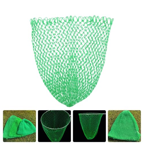 Balacoo Fishing Replacement Net Head Thickened Nylon Mesh Sturdy Fish Catching Basket Portable Fishing Accessory for Freshwater and Saltwater Use