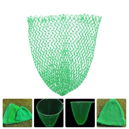 Balacoo Fishing Replacement Net Head Thickened Nylon Mesh Sturdy Fish Catching Basket Portable Fishing Accessory for Freshwater and Saltwater Use