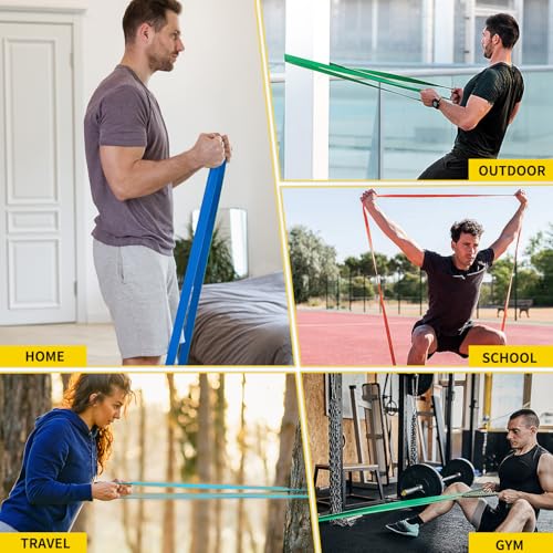 Pull Up Bands, Resistance Bands, Pull Up Assistance Band Exercise Bands for Men & Women Working Out, Body Stretching, Physical Therapy, Muscle Training - color: Black
