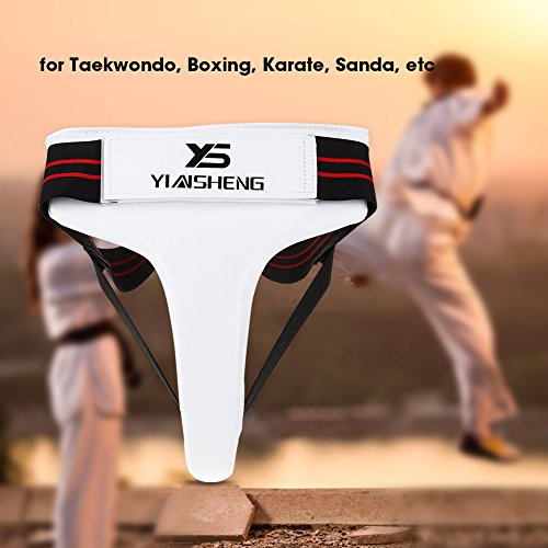 Groin Protector for Women,Women Groin Protection,Taekwondo Groin Guard for Martial Arts Boxing Karate Jockstrap Sanda Kung Fu Taichi Karate Muay Crotch Protector(L)