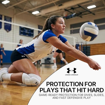 Under Armour Volleyball Knee Pads, Set of 2 - color: White, size: Youth