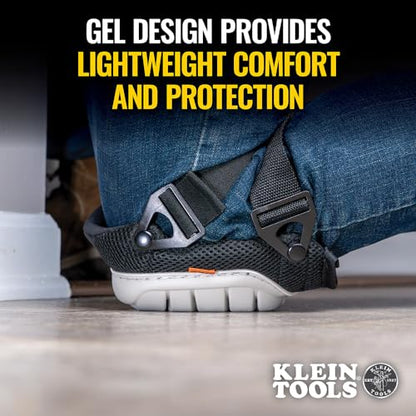 KLEIN TOOLS 60849 Non-Marring Knee Pads for Work, Construction, Tile, Flooring, for Men and Women, Lightweight Gel and Foam Padding, One Size - size: Non-Marring Lightweight
