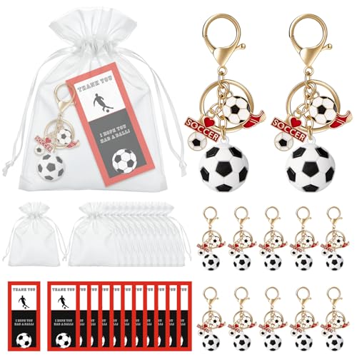 clothmile 100 Pcs Bible Verse Keychains Christian Keyrings Marble Keychains Acrylic Religious Key Rings for Women - color: Soccer