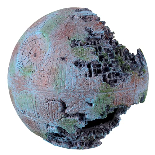 Underwater Treasures Green Space Ball Aquarium Ornament Sculpture