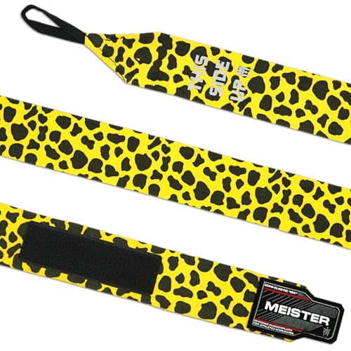 Meister Adult 180" Semi-Elastic Hand Wraps for MMA & Boxing (Pair) - color: Leopard Spots