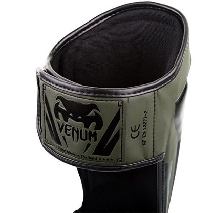 Venum Elite Standup Shin Guards - color: Black/Gold, size: Large