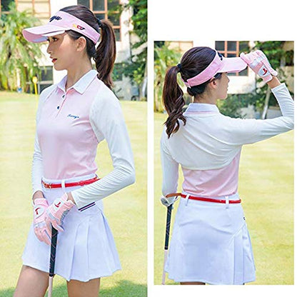 Women Anti-UV Cooling Shawl UV Protection Arm Sleeves Sun Protector for Golfing Riding Running Outdoor Activities - color: Purple