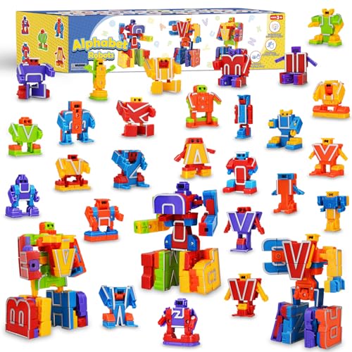 Birthday Toy Gifts for Toddlers,26 Alphabet Robots ABC Letter Learning Toys - style: Classic Edition