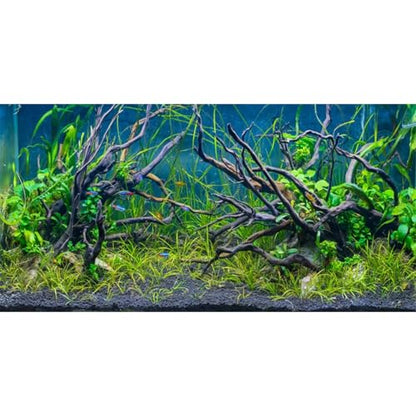 72x18 inches Tropical Fish Tank Background Aquatic Plant Aquarium Backdrop | AWERT River Bed & Lake Undersea Tree Branch Terrarium Background, Vinyl - size: 72x18in/180x45cm