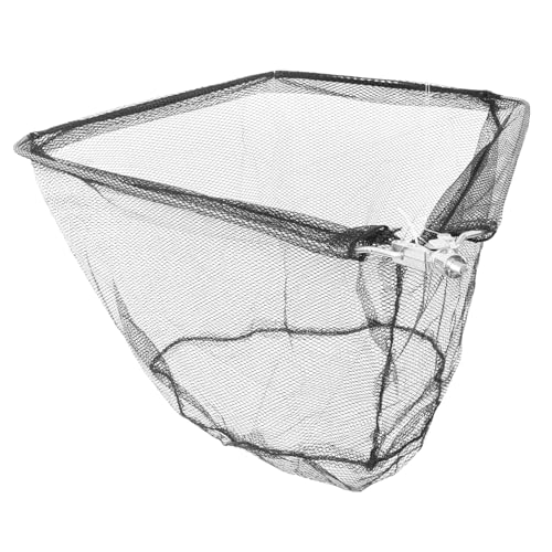 Folding Removable Fishing Net Head Mesh Replacement for Fishing Suitable for All Fish Types Lightweight Wear for Outdoor Aquariums