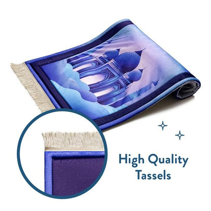 Junior Prayer Mat – Cushioned Comfort (Violet Night)