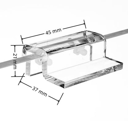 4pcs Aquarium Top Cover Bracket Acrylic Fish Tank Lid Support Holder Clip