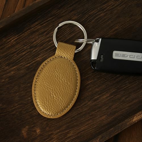 LaserGram Oval Keychain, Allah 1, Personalized Engraving Included (Gold) - color: Gold