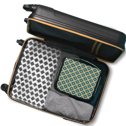 Islamic Ethnic Theme Traveling Toiletry Bag for Women Men Portability Hanging Makeup Bag Shaving Bag for Travel Toiletries Cosmetics Organizer