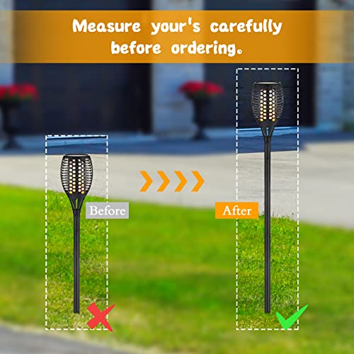 Chunful 8 Kit Solar Light Stakes Replacement Lame Lamp Extension Pole Ground Stake and Joint Connector Kit for Outdoor Garden Backyard(12.2 Inch)