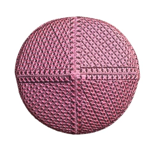 Men's Unisex Muslim Men Prayer Cap Ramadaan Cap Eid Cap Handmade Kufis Namaz Hat Beanie - color: Pink, size: X-Large