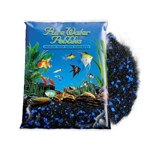 Midnight Glo Aquarium Gravel - 5 lbs - Non-Toxic, Colorfast, Vibrant Substrate for Aquariums, Terrariums, Ponds & Crafts - color: Midnight Glo, size: 5 lb (Pack of 1)