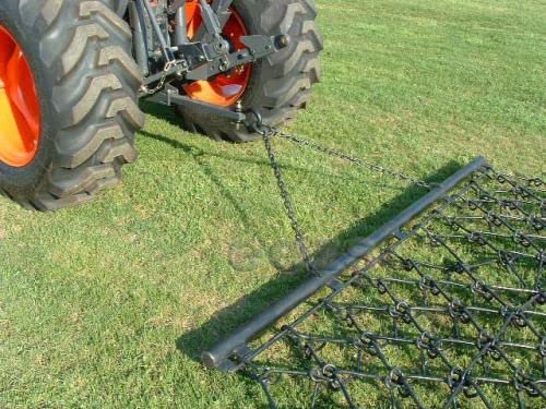 8' x 4' Multi Action Drag Chain Harrow - Overall 90" Long - 1/2" - size: 8' W x 4' L, 1/2" Dia
