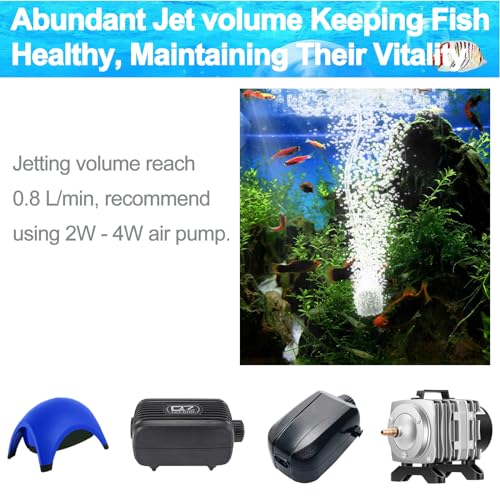 15 Pack Aquarium Air Stones - Air Pump Accessories of 1 Inch Cylinder Fish Tank Air Stone Aerator Bubble Diffuser for Nano Air Pumps Fish Tanks and Small Buckets - size: 1" 15 PCS