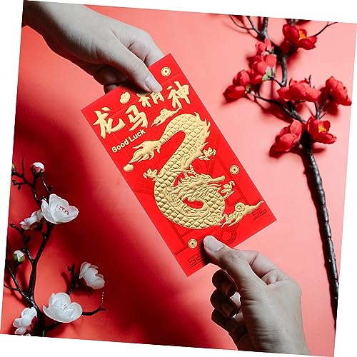 30pcs Spring Festival Red Envelopes Lucky Money Packets Hong Bao for Year Gifting Lightweight Design for Weddings Special Occasions