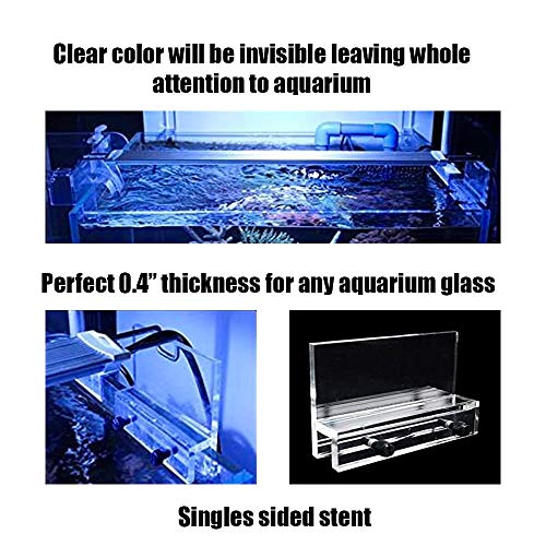 Hanging Aquarium Clear Acrylic Fish Tank LED Light Holder Lamp Fixtures Support Stands Box Aquatic Fish Tank Lighting Tools
