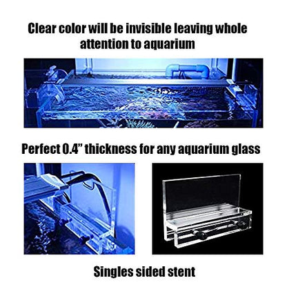 Hanging Aquarium Clear Acrylic Fish Tank LED Light Holder Lamp Fixtures Support Stands Box Aquatic Fish Tank Lighting Tools