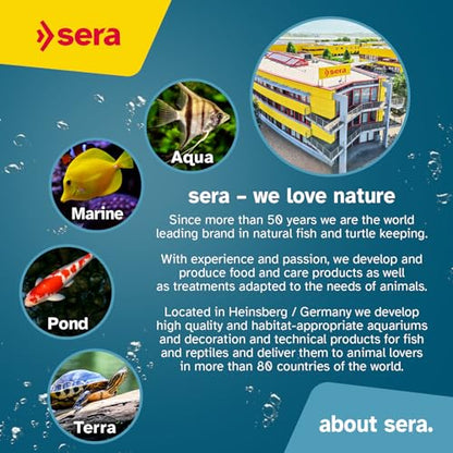 Sera O-Nip Nature 100 Tabs 2.1 oz | Complete Feed for All Ornamental Fish | Adhesive Tablets Stick to the Aquarium Glass | High Protein | No Dyes & Preservatives | with Bloodworms, Krill & Tubifex - size: 2 Ounce (Pack of 1)