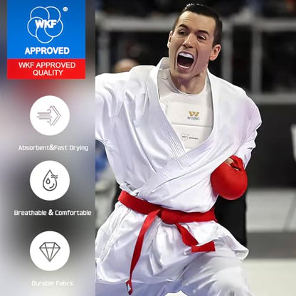 Wesing Professional Karate WKF Approved Men Chest Protector - size: Large